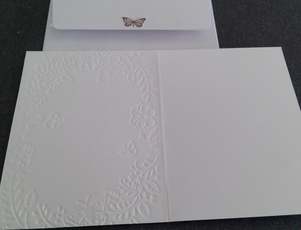 Garden themed thinking of You notecard.