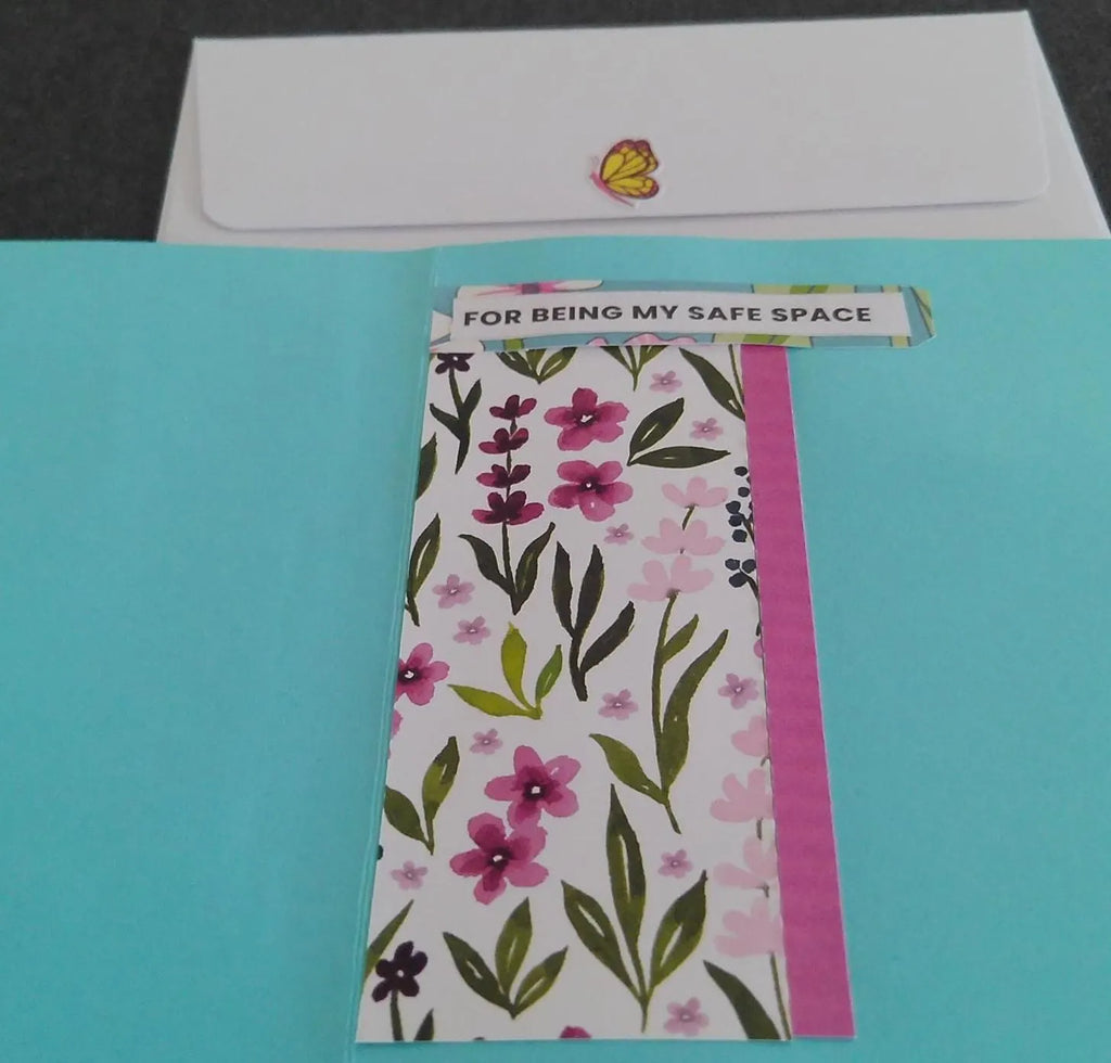 Flamingo Beach Thank You Card – Tropical Summer Greeting