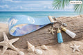 Beach Vibe Faux Leather Key Ring
